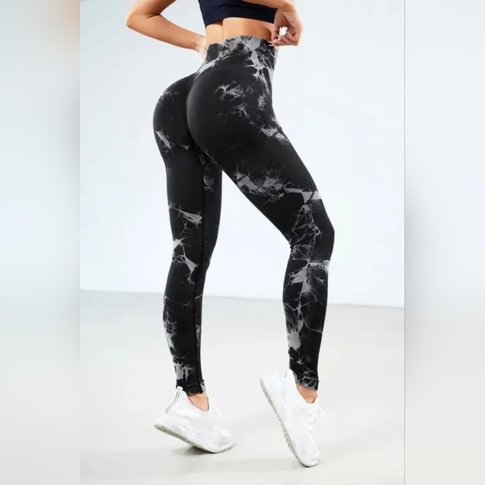 Tie Dye High Waisted Women's Leggings